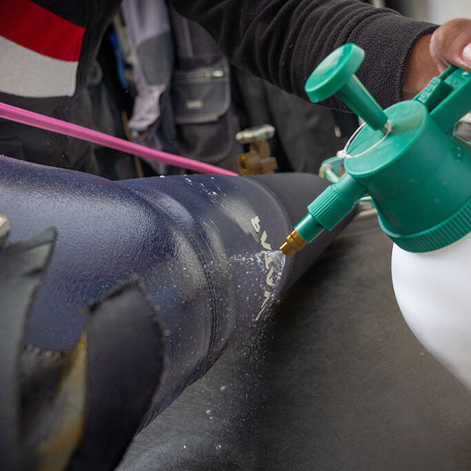 Überprüfung der Dichtheit